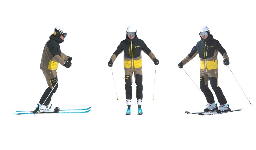 Prawidłowa pozycja narciarska